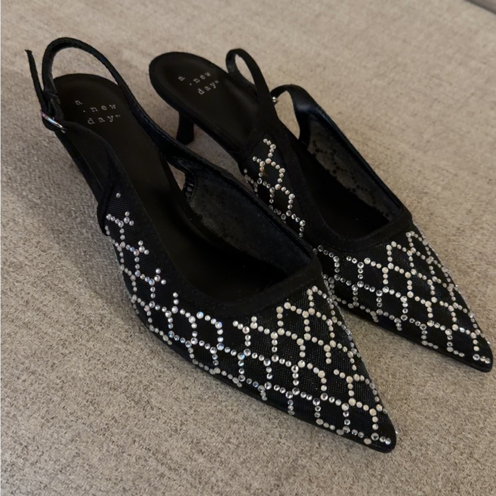 Target Black and Silver Women's Heels